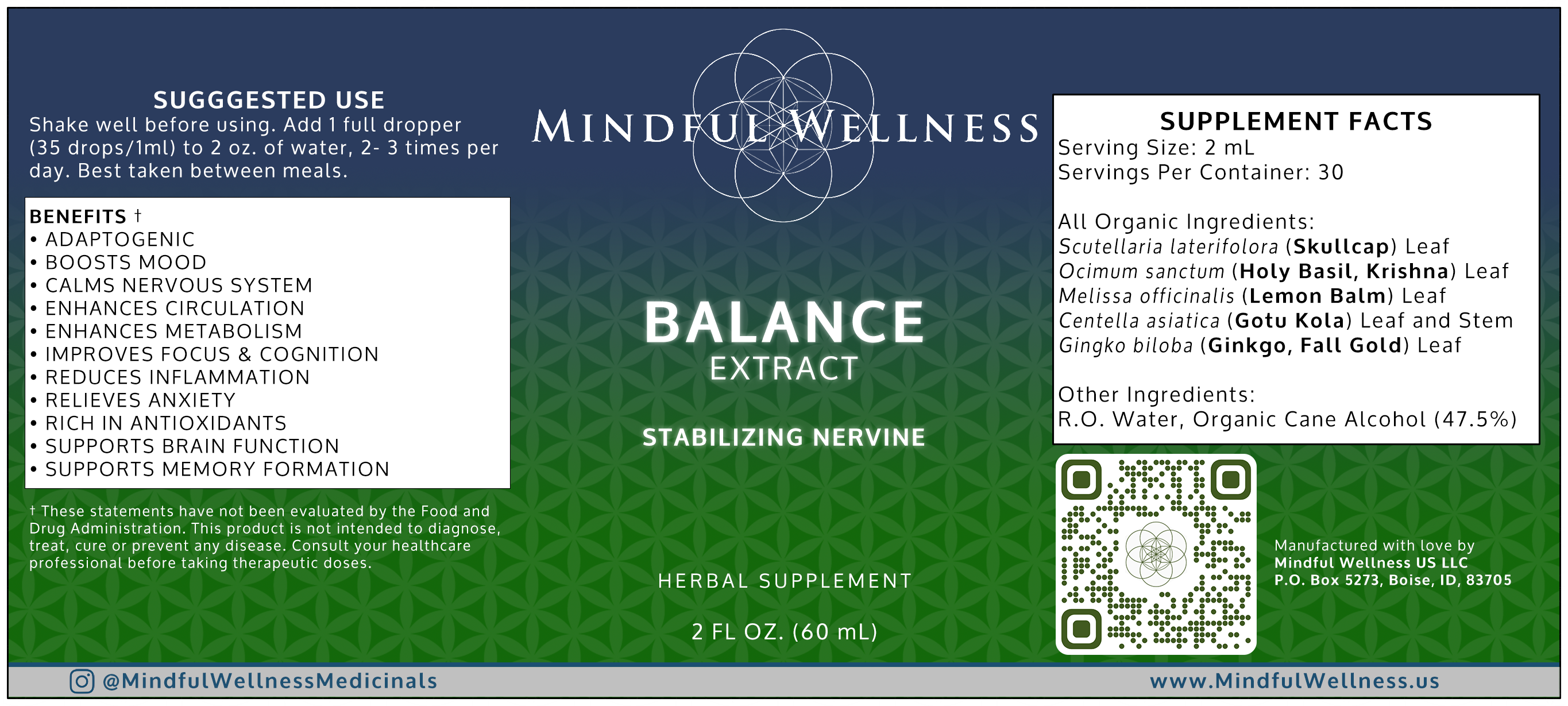 Balance - Herbal Tincture