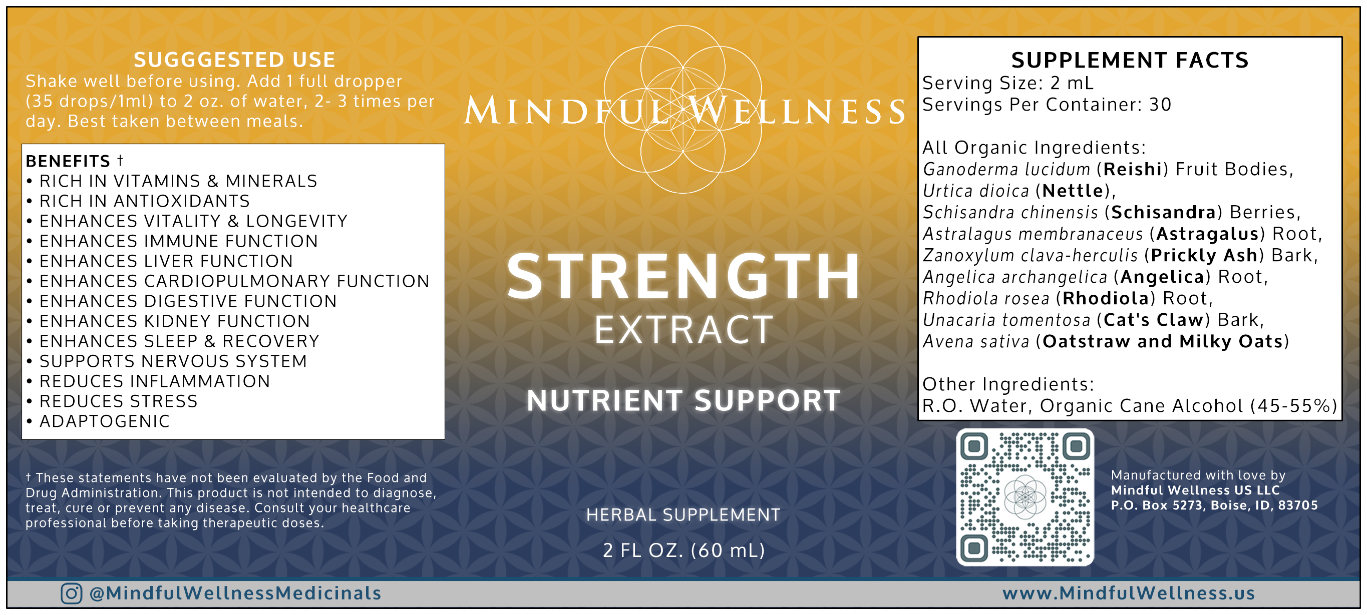 Bone Strength - Herbal Tincture