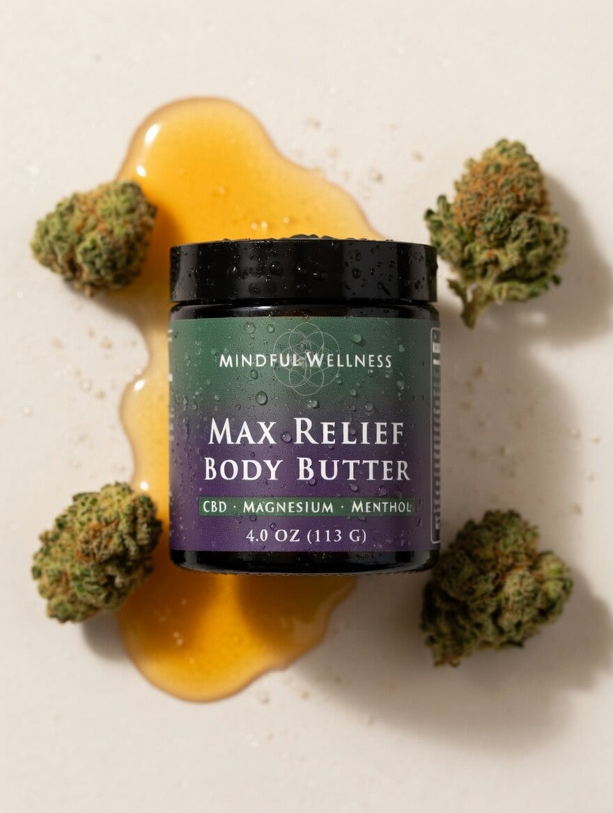 Max Relief Body Butter (CBD + Magnesium + Menthol)