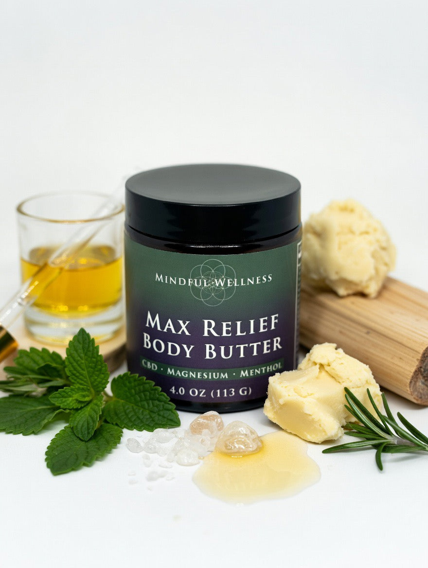 Max Relief Body Butter (CBD + Magnesium + Menthol)