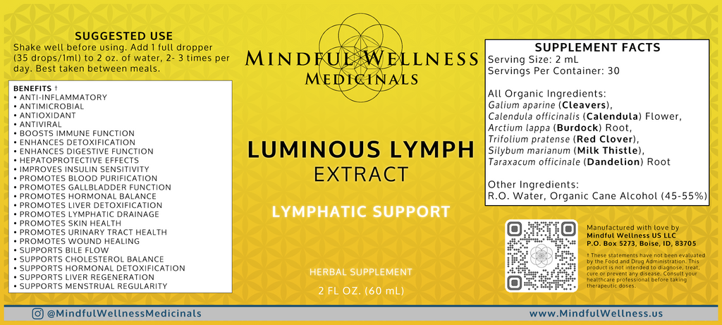 Luminous Lymph - Herbal Tincture