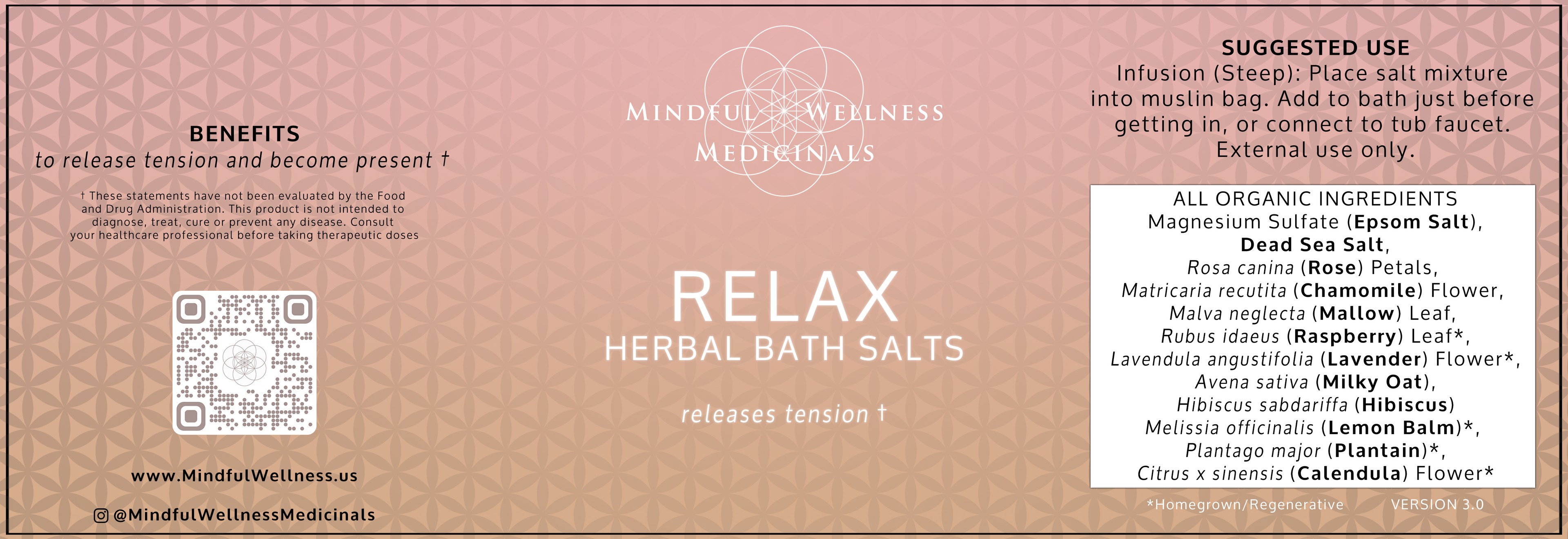 Relax - Herbal Bath Salts