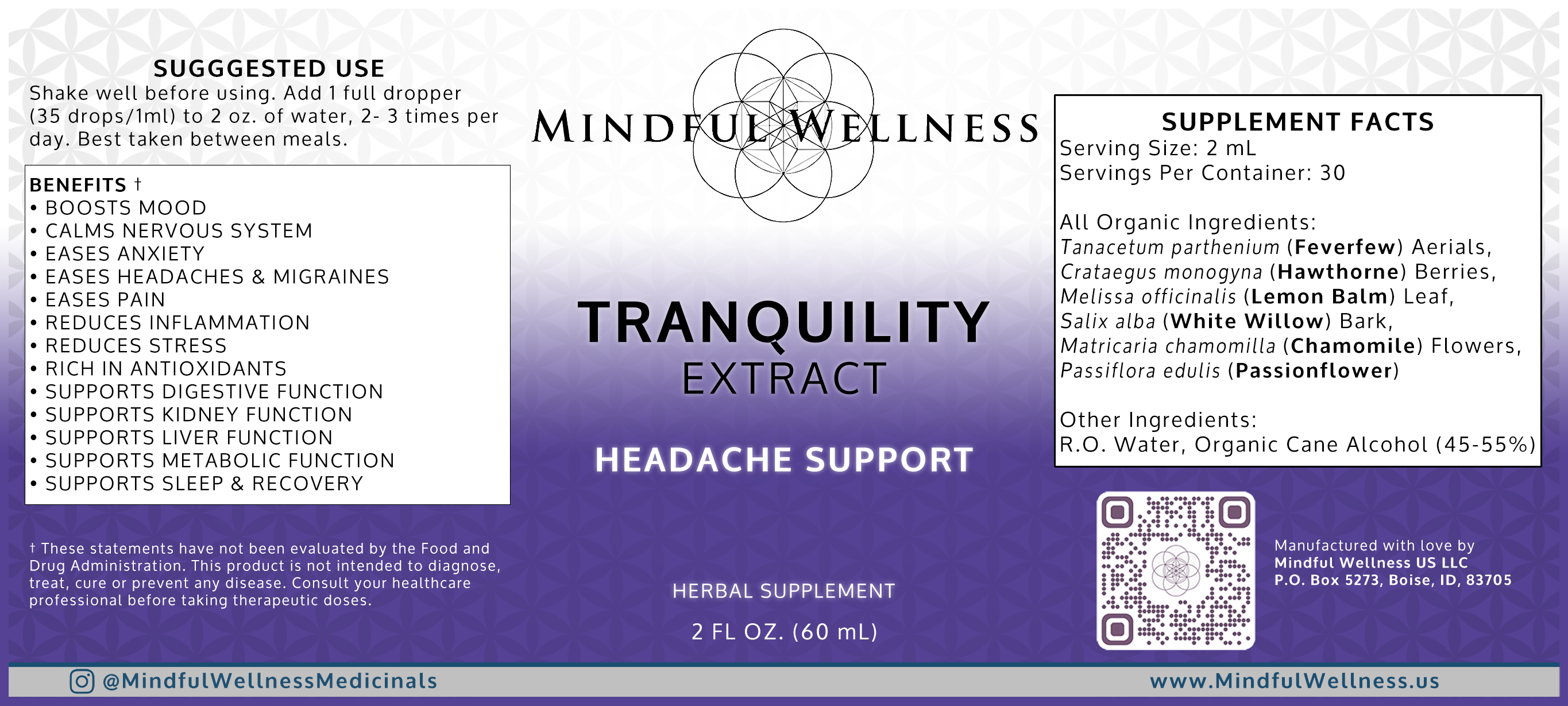 Tranquility - Herbal Tincture
