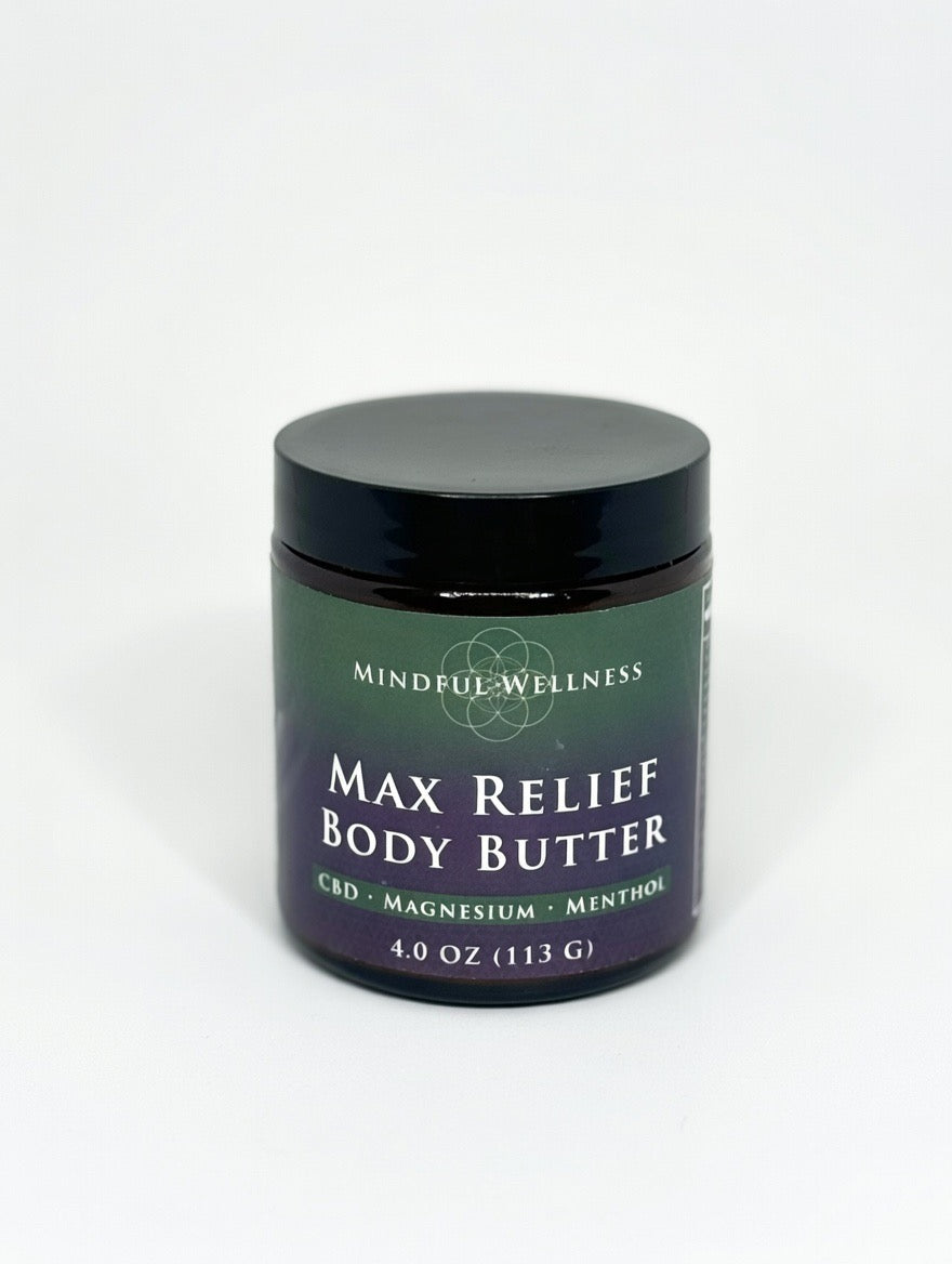 Max Relief Body Butter (CBD + Magnesium + Menthol)