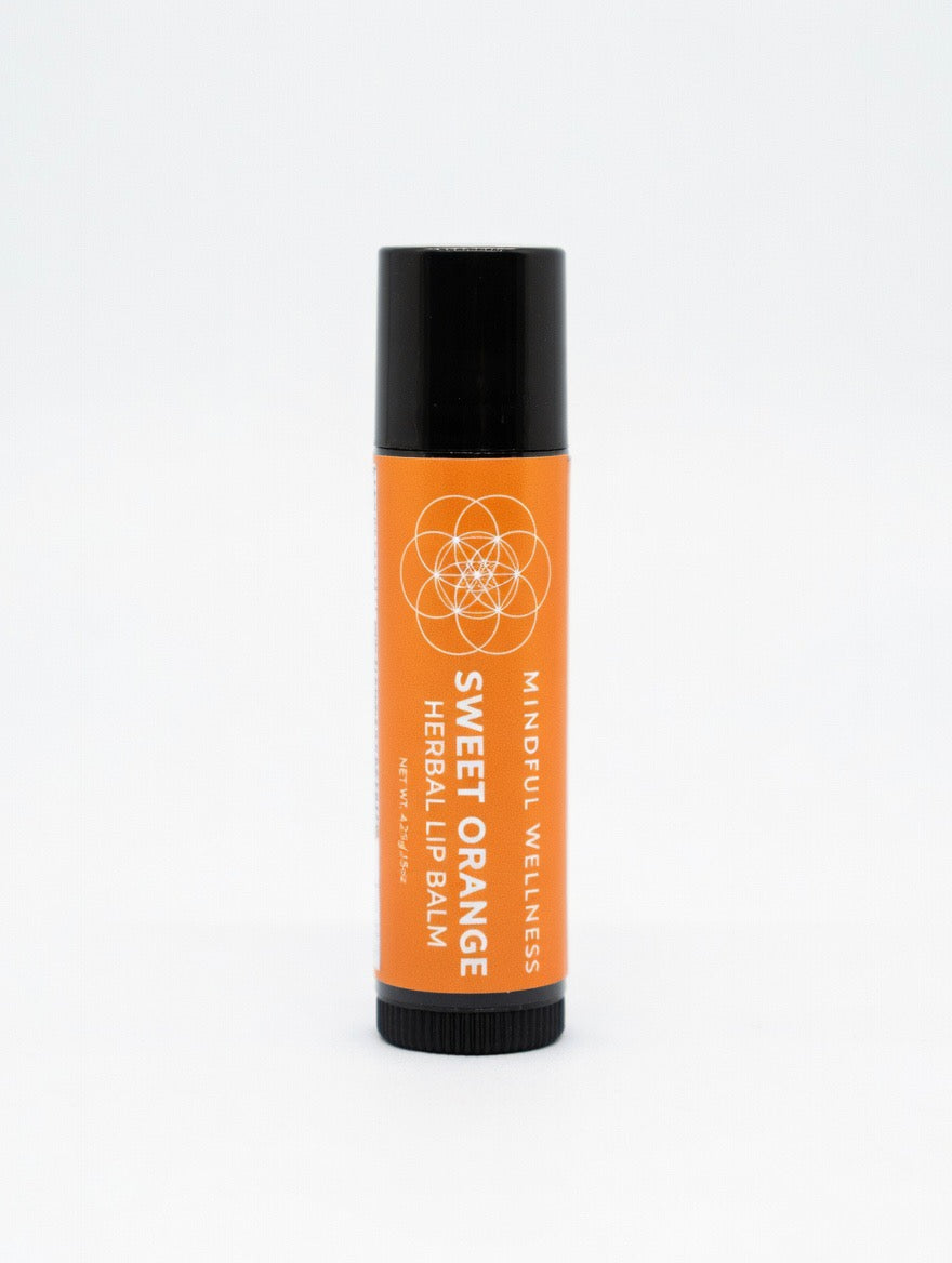 CBD Rose & Sweet Orange - Herbal Lip Balm