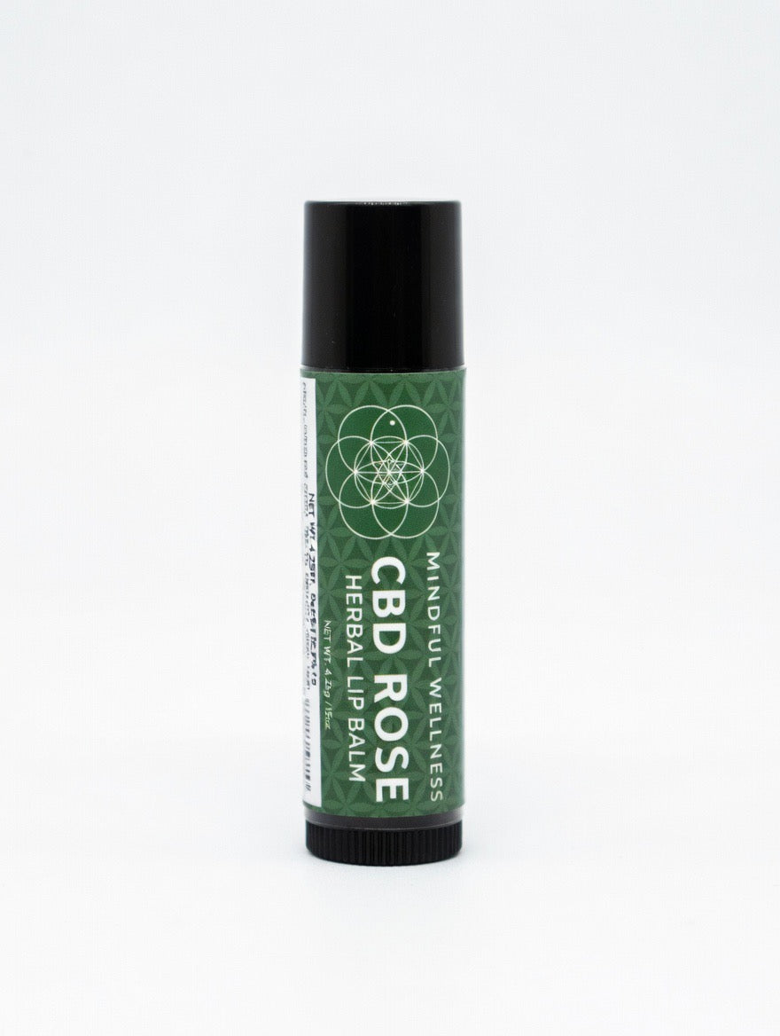 CBD Rose & Sweet Orange - Herbal Lip Balm
