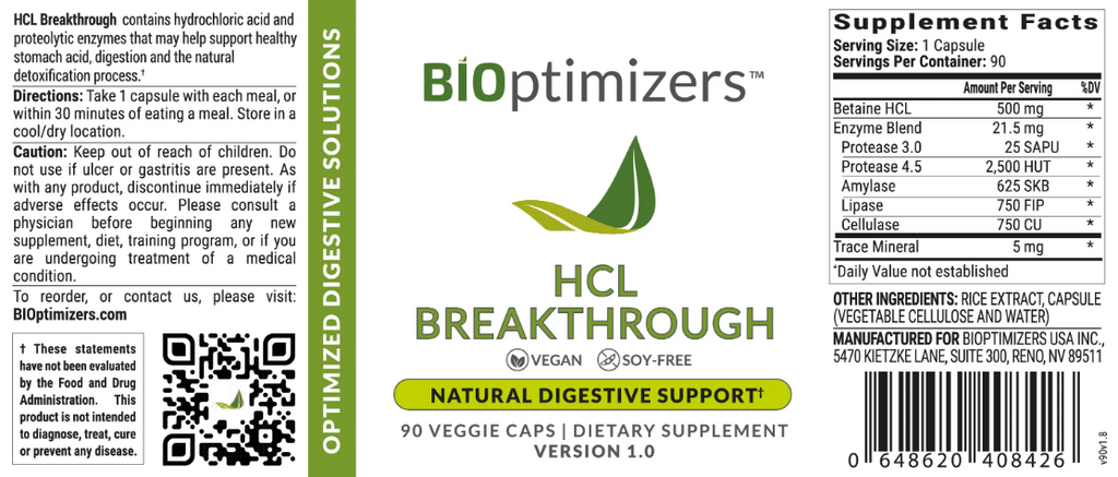 HCL Breakthrough – BiOptimizers
