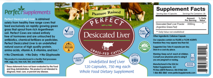 Beef Liver - Perfect Supplements
